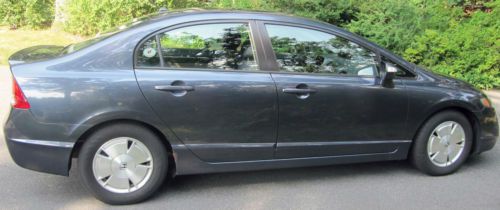 2006 honda civic hybrid, navigation gps, 4-door sedan, grayblue no reserve price