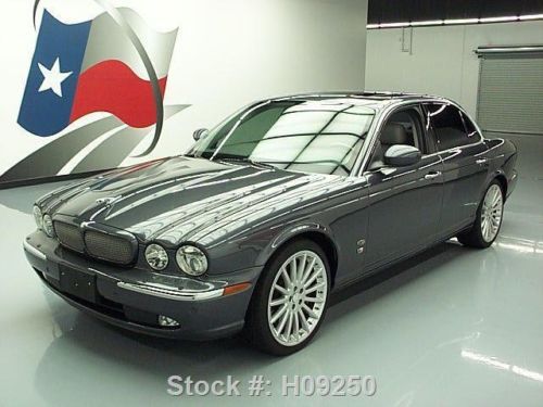 2006 jaguar xjr sunroof htd leather nav xenons 20&#039;s 51k texas direct auto