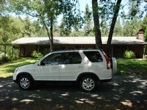 2006 honda cr-v sel, awd, white w/tan leather, sunroof, automatic,4-door 2.4l