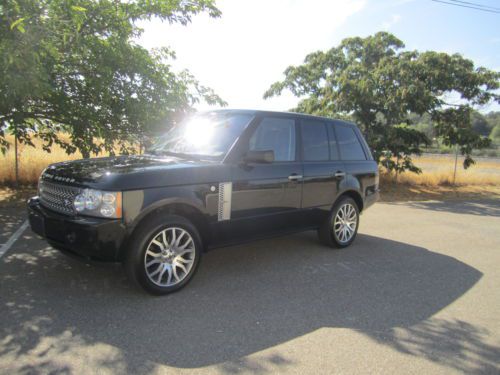 2009 autobiography supercharged black range rover