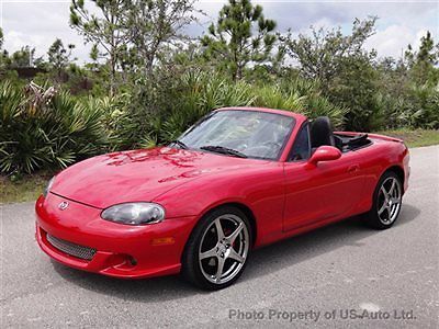 2004 mazda miata mazdaspeed rare 1.8l turbo manual 6spd mx-5 convertible florida