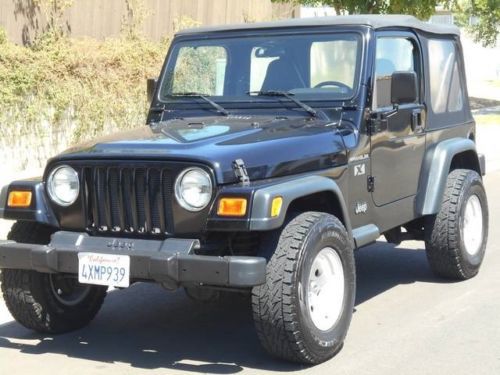 2002 jeep wrangler x sport utility 2-door 4.0l