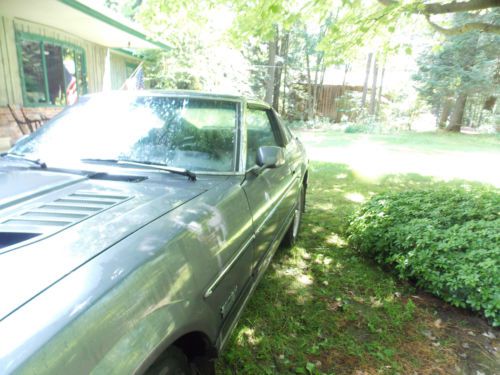 Turbo, gray, new upholstery, low mileage tires, garaged for yrs.
