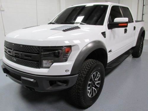 13 Ford F150 SVT Raptor White 4x4 Sony Audio Rear Parking Aid Bluetooth, image 2