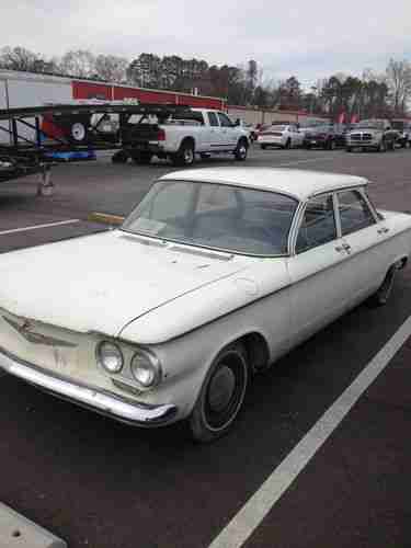 1960 CHEVROLET CORVAIR 700 FOUR-DOOR SEDAN CLASSIC PROJECT GOOD COMPLETE CAR, US $1,250.00, image 2