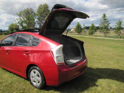 2010 Toyota Prius IV HYBRID RED LOADED NAVIGATION SOLAR/MOONROOF BACKUP CAMERA, US $14,100.00, image 7