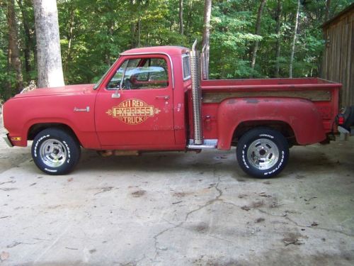 79 dodge  lil red express project truck  mopar 360 440 hemi