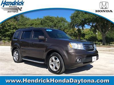 Honda pilot 2wd 4dr ex-l low miles suv automatic gasoline 3.5l v6 cyl dark amber