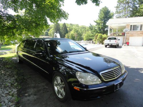 2001 mercedes benz s500 limo 70 inch streetch limousine