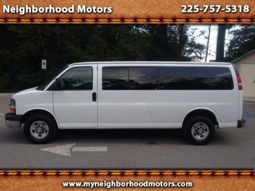 2014 chevrolet express 3500 15-passenger  low miles    factory warranty