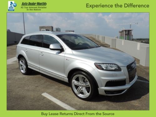 Awd navigation reverse cam moonroof heated &amp; a/c leather clean carfax we finance