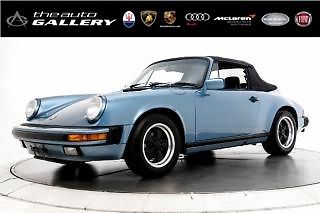 1987 porsche 911 carrera 2dr cabriolet 4-spd