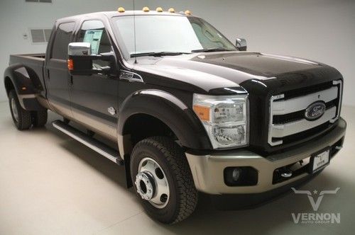 2013 drw king ranch crew 4x4 fx4 navigation sunroof leather heated diesel