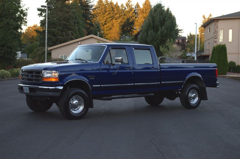 1 owner 1997 ford f350 crew cab 7.3 powerstroke diesel 4x4 only 111,219 miles