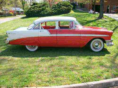 1956 CHEVROLET 4 DOOR BEL AIR SEDAN, image 2