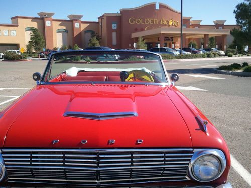 1963 ford falcon futura convertible with power top, 289 v8, power disc brakes