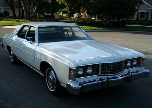 As new one owner - original paint survivor -  1973 ford ltd sedan -  7k orig mi