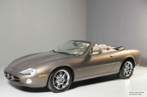 2001 jaguar xk8 convertible 78k miles leather heatseats chrome wheels superclean