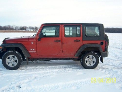 2009 jeep wrangler unlimited x sport utility 4-door 3.8l right hand drive