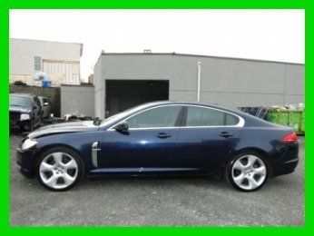 2009 jaguar xf supercharged 4.2l v8 premium repairable rebuild