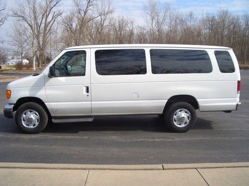 2007 ford e 350 super duty extended 15 passenger van 5.4 triton v8 auto trans