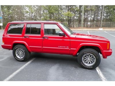Jeep cherokee limited georgia owned leather seats towing package no reserve only