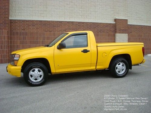 2006 chevy colorado 5 speed manual 4 cylinder gas saver yellow alloys a/c cruise