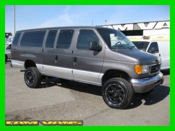 2007 ford e-350 super duty xl 4x4 passenger van