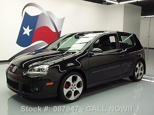 2008 volkswagen gti 2.0 turbo 6-speed 18" alloys 51k mi texas direct auto