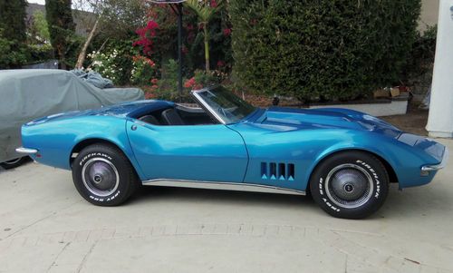 1968 corvette convertible big block chevy 454 4 bolt main muncie 4 speed