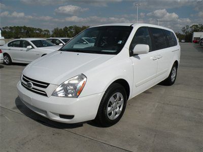 2006 kia sedona white, 3rd row, cc **one owner** automatic clean export ok fl