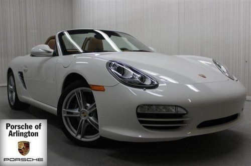 2012 porsche boxster pdk low miles navigation white bose audio tan leather