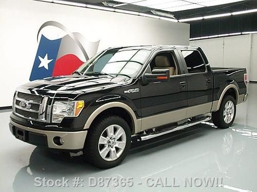 2010 ford f150 lariat crew sunroof rear cam 20's 47k mi texas direct auto