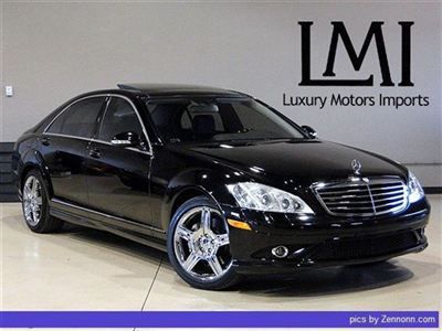 2009 mercedes s550 4matic premium 3 pkg night vision pano roof navi 50k miles