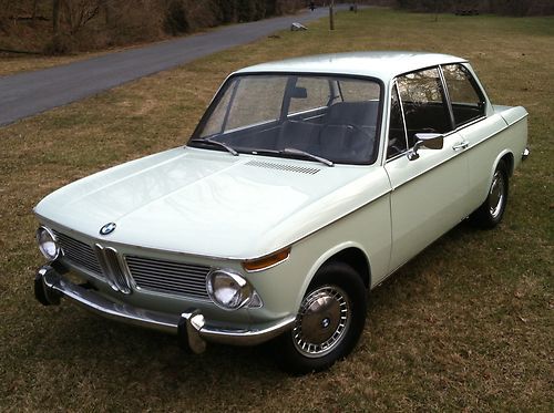 1968 68 bmw 1600 1600-2  4 speed 40k mi. survivor 19th built orig window sticker