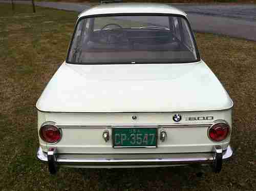 1968 68 BMW 1600 1600-2  4 Speed 40K Mi. Survivor 19th Built Orig Window Sticker, image 4