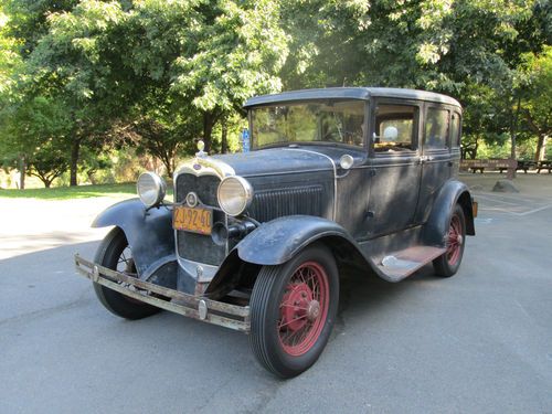 1930 ford model a one family barn find! 68k mi original! videos. hot rod scta