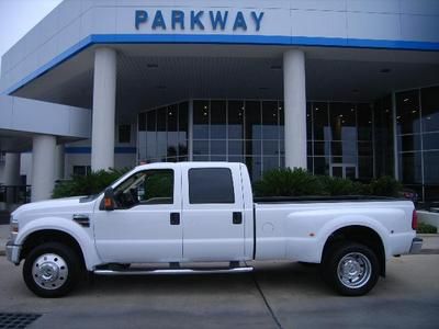 Ford 2008 f-450 super duty 2wd 6.4l diesel crew cab xlt low miles one owner