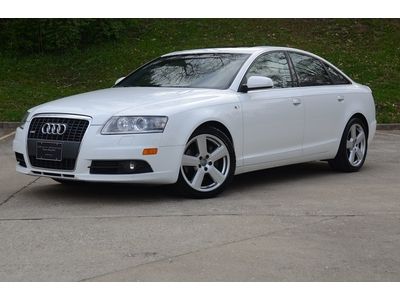 Clean carfax!! 2008 audi a6 quattro s-line sport, gps nav, ipod port