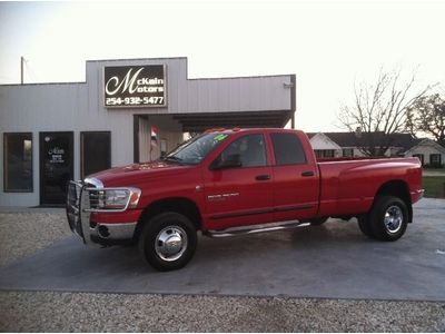 2006 dodge ram 3500 dually 5.9l cummins diesel 6 speed manual 4x4 slt quad cab