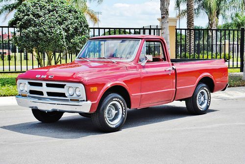 Simply beautiful restored 1968 gmc sierra pick up just detailed 350 v-8 auto p.s