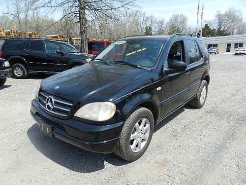 2001 mercedes-benz ml430 4wd luxury suv leather sunroof no reserve