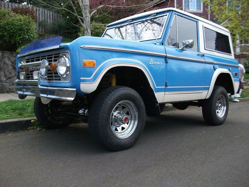 1974 ford bronco 4x4 ranger edition super rare no reserve