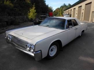 1963 white runs &amp; drives great body easy resto to black/black!