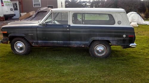 1977 jeep cherokee chief s rare amc 360 quadratrac