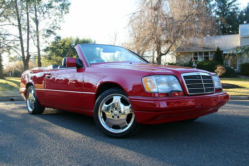 1994 mercedes e320 w124 cabriolet ca car amg wheels perfect carfax serviced