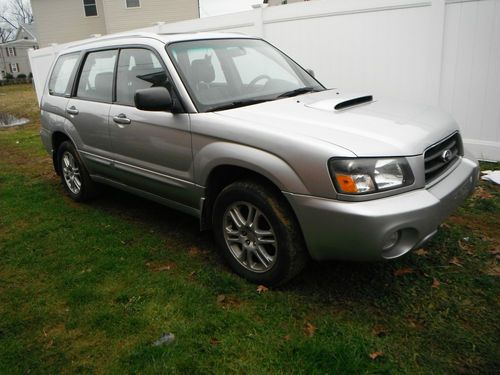 05 subaru forester xt premium wagon 4-dr 2.5l turbo manual trany awd no reserve!