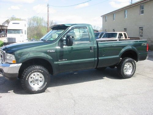 02 ford f350 xlt sd 4wd reg cab 7.3 powerstroke diesel 6 speed 140k southern