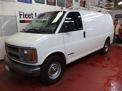 No reserve 2001 chevrolet express 2500 cargo, 1owner off corp.lease