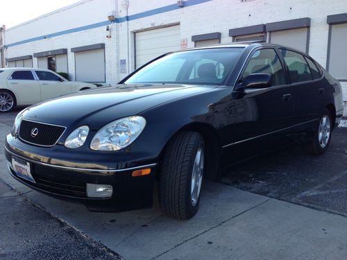 1998 lexus gs300 black on black luxury sport sedan